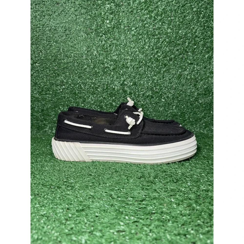 Sperry Shoes Womens Size 7.5 Bahama 2.0 Black White Causal Platform Sneakers